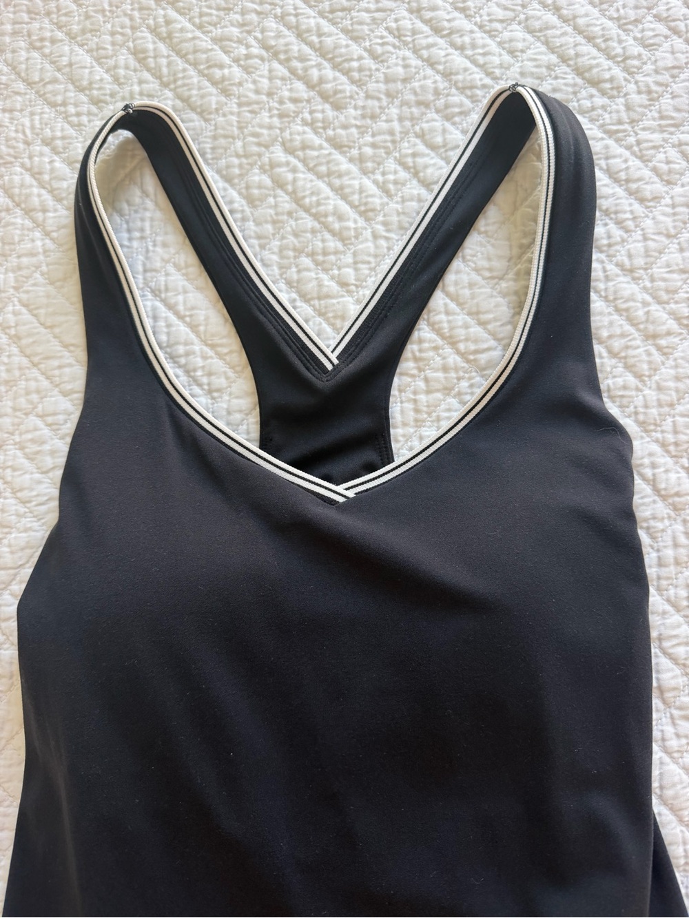 Black Racerback Athletic Dress - Picture 2 of 10